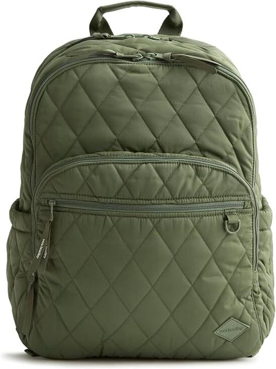 Vera Bradley 28-Liter Bancroft Backpack Bronze Green main image 5